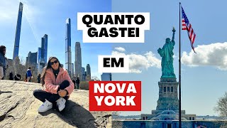 QUANTO CUSTA VIAJAR PARA NOVA YORK Pagamos muito barato Valores e dicas [upl. by Juanita]