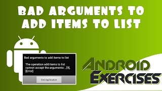 Solucion quotBad arguments to add items to listquot  App inventor 2 [upl. by Hayman40]