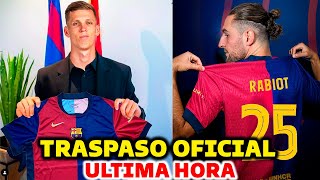 🚨ULTIMA HORA TRASPASO OFICIAL DEL BARCELONA DANI OLMO  RABIOT FICHAJE DEL BARCELONA [upl. by Holbrook433]