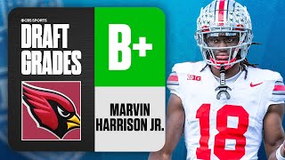 2024 NFL Draft Grades Cardinals select Marvin Harrison Jr No 4 Overall  CBS Sports [upl. by Yci]