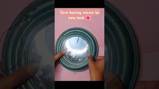 DIY mirror hackTurn boring mirror to new look with super duper clay 🌸😍 diytip diy diylifehacks [upl. by Vina]