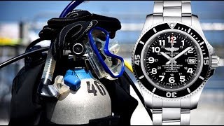 Review Breitling Superocean II 44 [upl. by Anelac531]