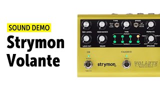 Strymon Volante  Sound Demo no talking [upl. by Yelkcub]