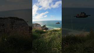 Steine werfen in Frankreich dji étretat drone fpv nature [upl. by Rustice]