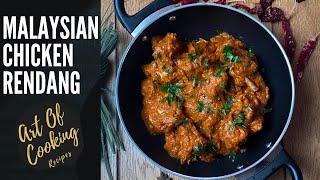 Malaysian Chicken Rendang  Rendang Ayam  How To Make Chicken Rendang [upl. by Yromem235]