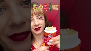 ASMR Giant Lollipop Ball Onion Liquid Candy Mukbang shorts [upl. by Bocyaj]