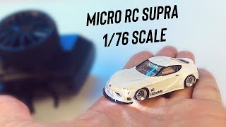 I Made a Micro RC Widebody Supra Turbo Racing 176 Mod [upl. by Watters]