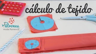 Calcular el tejido para tu traje de flamenca [upl. by Ahsinac]