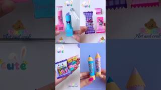 4 items DIY pencil eraser ideas shorts tonniartandcraft craft art love [upl. by Nylrahc]