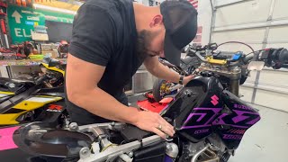 Installing A DRZ400 E Model Petcock On A DRZ400SM [upl. by Atiuqin799]