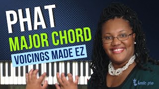 Major chords piano  Piano chords for beginners songs [upl. by Burl828]