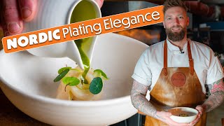 How to plate NORDIC style with top Chef James Peck [upl. by Ayanej]