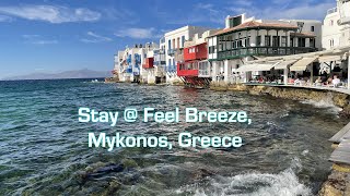 Stay  Feel Breeze Mykonos Greece 🇬🇷 October 2024 [upl. by Lemhar]