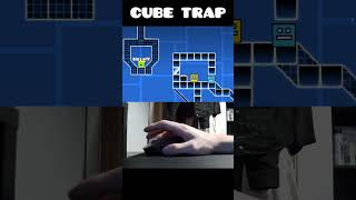 Geometry Dash Cube Trap Bad Ending 😱 [upl. by Ebbarta]