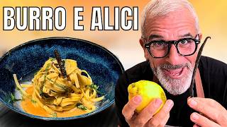 Hai mai fatto una PASTA BURRO E ALICI così Non sai che ti perdi Ricetta di Chef Max Mariola [upl. by Ardeahp]