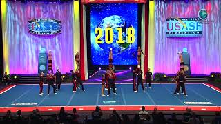 Viqueens Cheerleaders  Viqueens Force Norway 2018 International Open Large Coed Level 6 Semis [upl. by Mayfield]