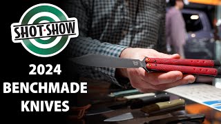 New Knives from Benchmade at SHOT Show 2024 [upl. by Hayila275]