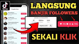 CARA MENAMBAH FOLLOWERS TIKTOK TERBARU  TANPA APLIKASI [upl. by Salta]