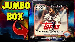 NEW RELEASE 2024 Topps Series 1 JUMBO HOBBY BOX Opening [upl. by Cyrill]