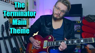 Brad Fiedel  The Terminator  Main Theme Guitar Cover by Bad Taste Studio [upl. by Ollehto357]