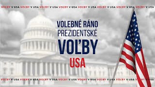 USA volebné ráno na ta3 Mimoriadne štúdio ta3 Prezidentské voľby USA [upl. by Vivian]