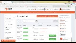 como enviar bitcoin da FOXBIT pra carteira e da carteira pra FOXBIT [upl. by Yartnod]