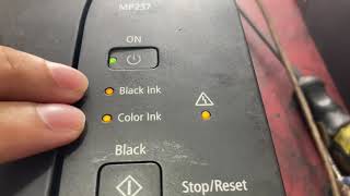 Canon Mp237  Mp287 Error 1686 Ink Run Out How to fix [upl. by Eiffub997]