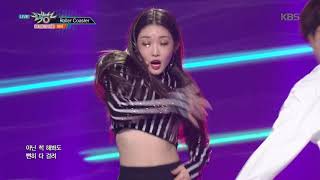 뮤직뱅크 Music Bank  Roller Coaster  청하 Roller Coaster  CHUNG HA20180126 [upl. by Electra]