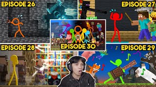 React Animation vs Minecraft In Real Time Season 3 Beda Episode Tapi Terjadi Bersamaan  PART 3 [upl. by Animrac640]