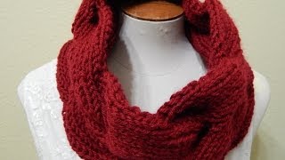 Tutorial Cuello Circular REVERSIBLE 2 agujas 1 de 2 [upl. by Enilarac]