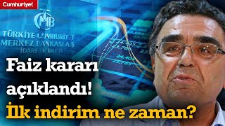 Merkez Bankası faiz kararını açıkladı Ekonomist Oyan tarih verdi İlk indirim ne zaman [upl. by Gelb192]