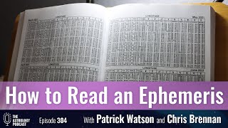 How to Read an Ephemeris for Astrology [upl. by Rutan]