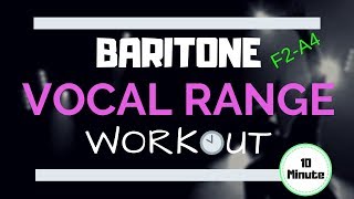 BARITONE Vocal Exercises  Improve Your Singing Range [upl. by Ahsrop340]