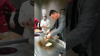 teppanyaki chef food foodie cooking [upl. by Alemaj]