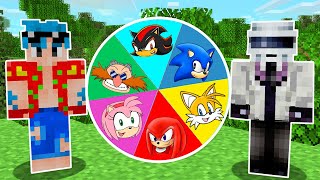 ¡LA RULETA DE SONIC 🎯🦔  PRUEBA TU SUERTE EN MINECRAFT [upl. by Innej102]