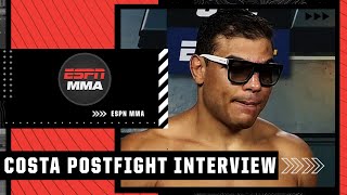 Paulo Costa disagrees with decision loss to Marvin Vettori  UFC Fight Night Post Show [upl. by Ilyah]