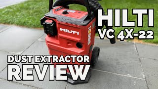 Hilti Dust Extractor VC 4X22  Tool Review [upl. by Zachar589]