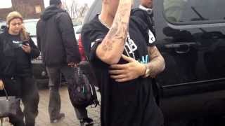 Justin Bieber meeting TORONTO fans 031914 [upl. by Nyrrad192]