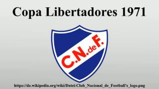 Copa Libertadores 1971 [upl. by Cofsky507]