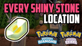 Where to Find Shiny Stone  Pokémon Brilliant Diamond amp Shining Pearl All Methods [upl. by Grizel157]