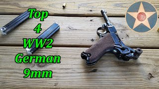 Top 4 German 9mm WW2 Handguns  The Old Gunsmith [upl. by Sucramal]