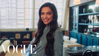 73 Questions With Deepika Padukone  Vogue [upl. by Ardiekal]