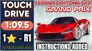 Asphalt 9 Ferrari Daytona Grand Prix Round 1 Touch Drive 1 star OC Arc De Triomphe With Instructions [upl. by Gee]