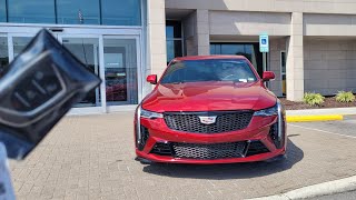 2024 Cadillac CT4V Blackwing StartUp Exhaust Walkaround and Review POV [upl. by Onitsuaf]