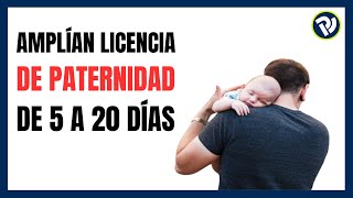 Amplían licencia de paternidad de 5 a 20 días [upl. by Godard140]