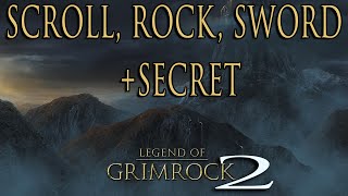 Legend of Grimrock 2  Scroll Rock Sword Puzzle amp Secret [upl. by Tonye853]