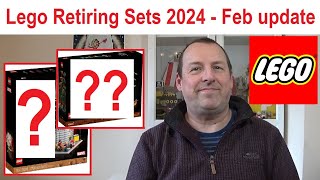 Lego Sets Retiring in 2024  February Update Checking out the latest changes to the retirement list [upl. by Ridinger827]