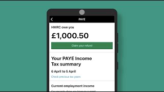 How do I use the HMRC app to claim a tax refund [upl. by Pronty698]