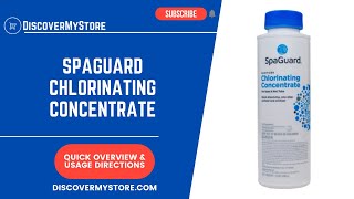 SpaGuard Chlorinating Concentrate [upl. by Hakkeber]