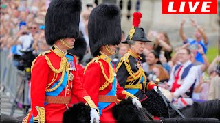 🔴LIVE Prince William Leads The Trooping the Colour 2024 [upl. by Ellinad]